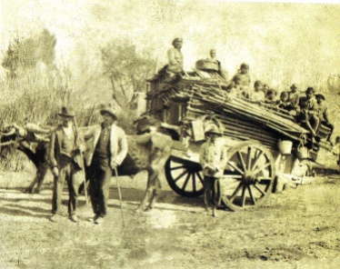 Antiguas mudanzas en el sector de Melipilla - 1900