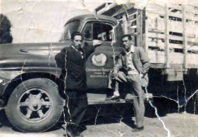 Camión de Ariztía en Melipilla - 1950
