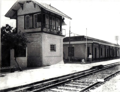 Estacion de ferrocarriles de Melipilla - 1970