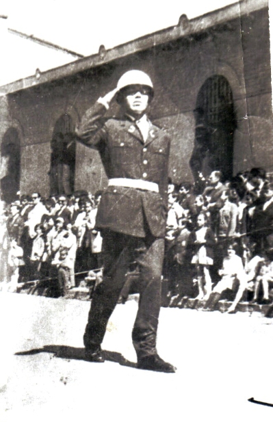 Manuel Hernández, brigadier, desfile, 1964
