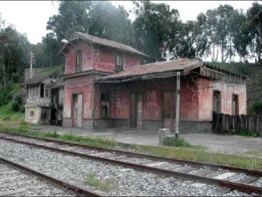 Primera Estación de ferrocarriles de Puangue - 1975