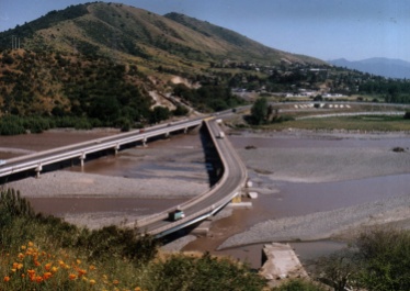 Puente sobre el Río Maipo, 1980