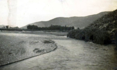 Río Maipo - Sector Puente Marambio - 1945